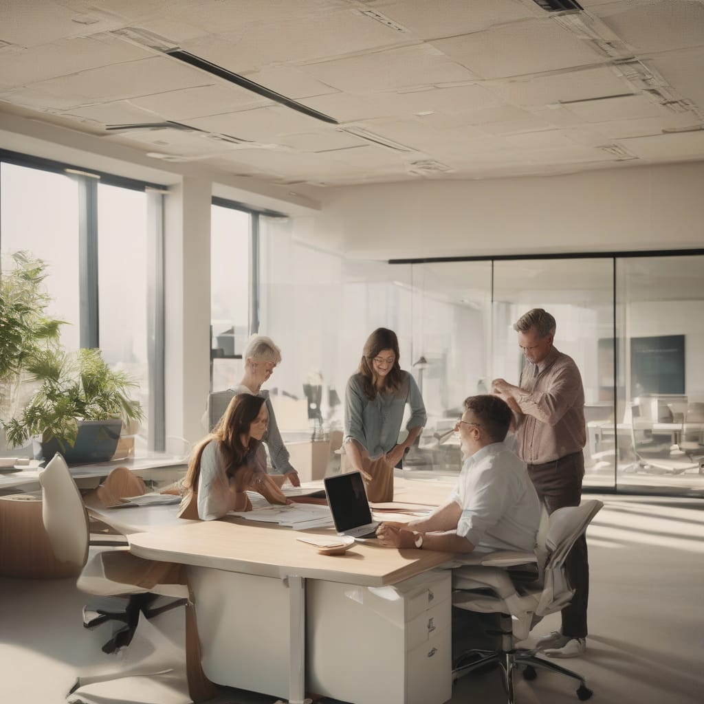 Team working together